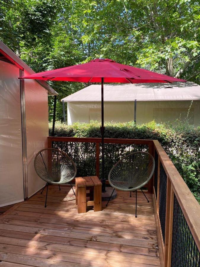 Camping Le Pre Morjal Ispagnac Exterior foto
